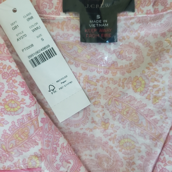 J. Crew | Cotton Poplin Pajama Shorts Set - Picture 11 of 14